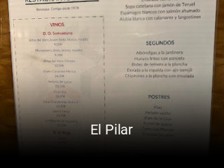 El Pilar reserva