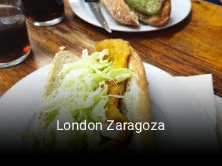 London Zaragoza reservar mesa