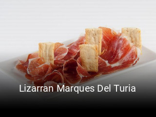 Lizarran Marques Del Turia reservar en línea