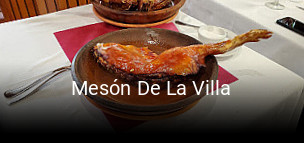 Mesón De La Villa reserva de mesa