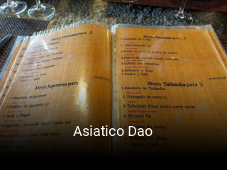 Asiatico Dao reserva de mesa