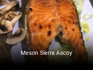 Meson Sierra Ascoy reserva de mesa
