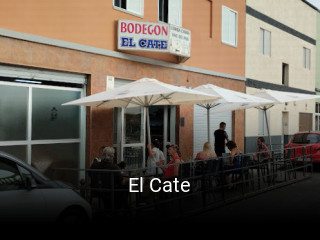 Reserve ahora una mesa en El Cate