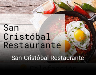 San Cristóbal Restaurante reservar en línea