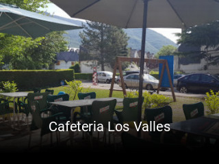 Cafeteria Los Valles reserva de mesa