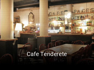 Cafe Tenderete reservar en línea