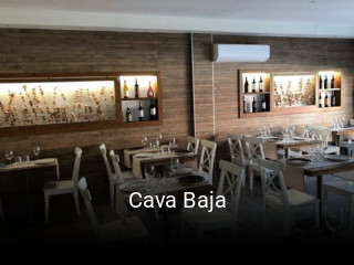 Reserve ahora una mesa en Cava Baja