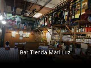 Bar Tienda Mari Luz reserva de mesa