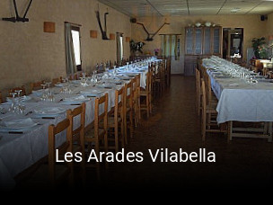 Reserve ahora una mesa en Les Arades Vilabella
