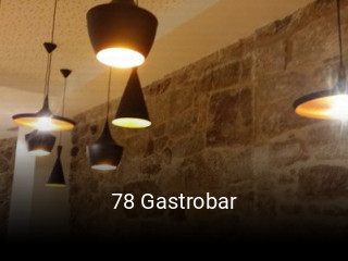 78 Gastrobar reserva de mesa