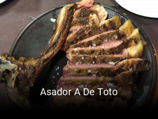 Reserve ahora una mesa en Asador A De Toto