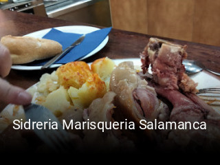 Sidreria Marisqueria Salamanca reservar mesa