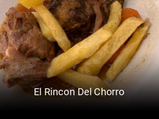 Reserve ahora una mesa en El Rincon Del Chorro