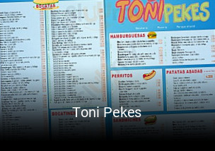 Toni Pekes reservar mesa