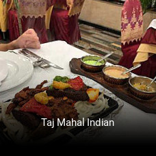Taj Mahal Indian reservar mesa