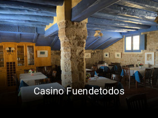 Casino Fuendetodos reservar mesa