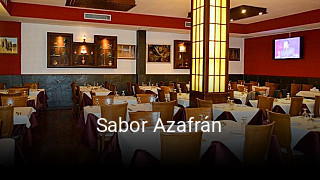 Sabor Azafrán reservar mesa