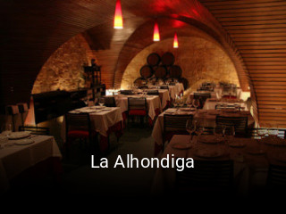La Alhondiga reserva de mesa