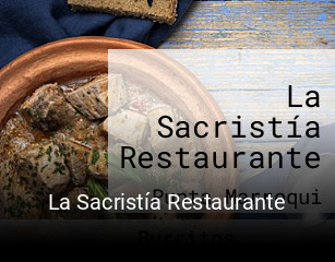 Reserve ahora una mesa en La Sacristía Restaurante
