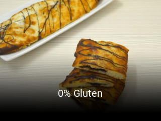 0% Gluten reservar mesa