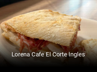 Lorena Cafe El Corte Ingles reserva