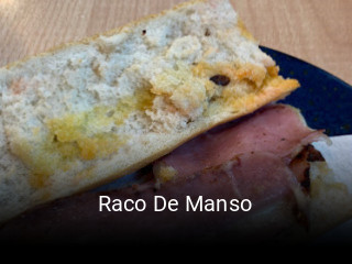 Reserve ahora una mesa en Raco De Manso