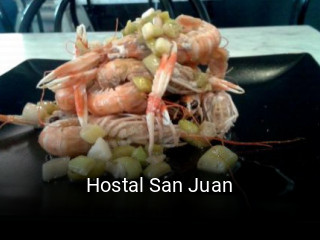 Reserve ahora una mesa en Hostal San Juan