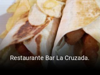 Restaurante Bar La Cruzada. reserva
