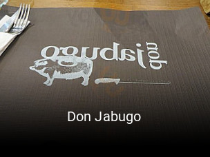Don Jabugo reserva de mesa