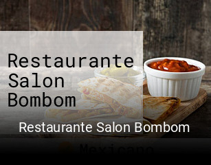 Restaurante Salon Bombom reserva de mesa