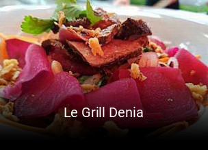 Reserve ahora una mesa en Le Grill Denia