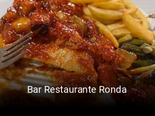 Reserve ahora una mesa en Bar Restaurante Ronda