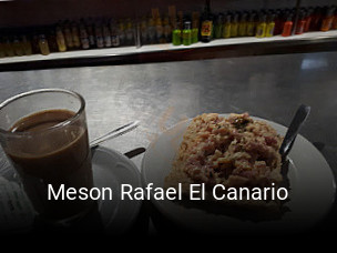 Meson Rafael El Canario reserva de mesa