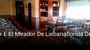 Bar E El Mirador De Liebanaflorida De Liebana reserva de mesa