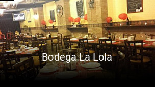 Reserve ahora una mesa en Bodega La Lola