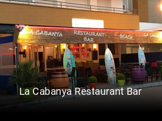 La Cabanya Restaurant Bar reserva de mesa