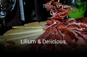 Lilium & Delicious reserva de mesa