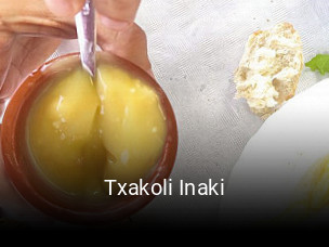 Txakoli Inaki reservar en línea