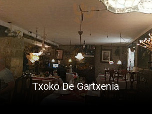 Reserve ahora una mesa en Txoko De Gartxenia