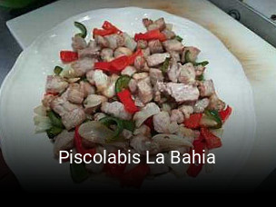 Piscolabis La Bahia reservar mesa