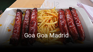 Goa Goa Madrid reservar mesa