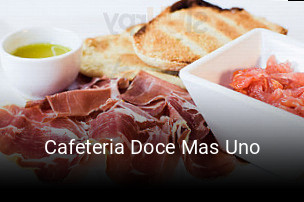 Cafeteria Doce Mas Uno reserva de mesa