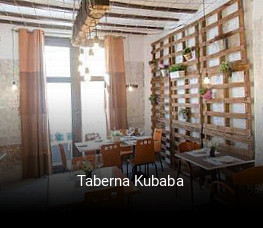 Taberna Kubaba reserva de mesa