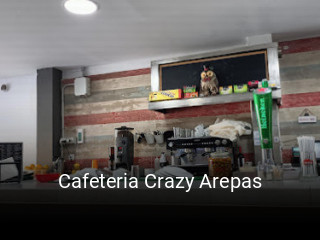 Cafeteria Crazy Arepas reserva de mesa
