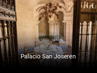 Palacio San Joseren reservar mesa
