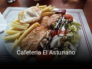 Cafeteria El Asturiano reserva de mesa