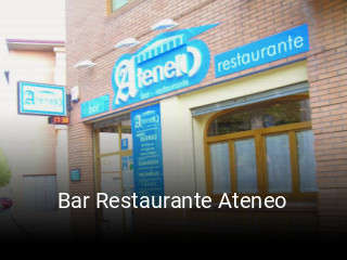 Bar Restaurante Ateneo reserva de mesa