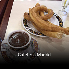 Cafeteria Madrid reservar mesa