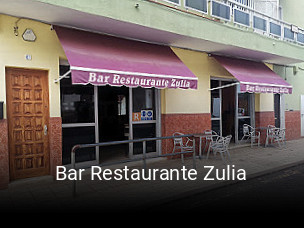 Bar Restaurante Zulia reserva de mesa
