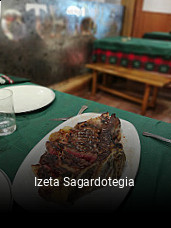 Izeta Sagardotegia reserva de mesa